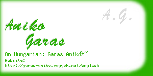 aniko garas business card